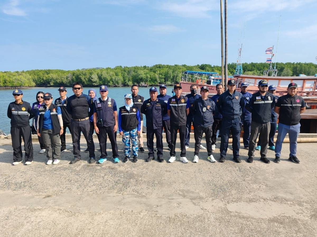 สรจ.สตูล ร่วมออกตรวจบูรณาการคุ้มครองแรงงานในเรือประมงจังหวัดสตูล