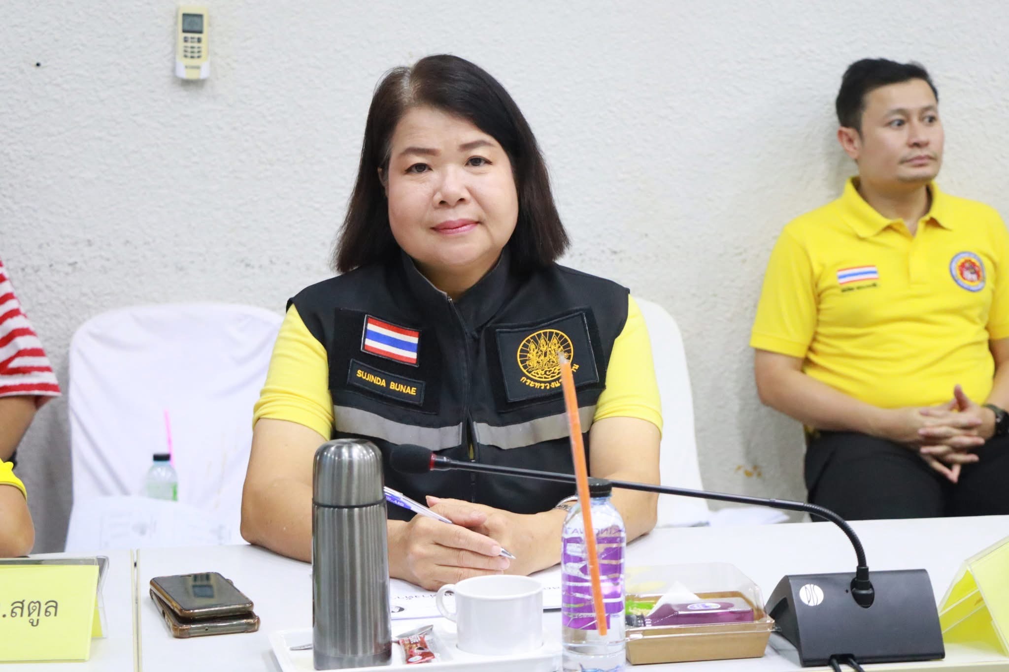 แรงงานสตูล เข้าร่วมประชุมติดตามการขับเคลื่อนแผนปฏิบัติการการบริหารจัดการผู้หลบหนีเข้าเมืองและผู้โยกย้ายถิ่นฐานแบบไม่ปกติ ระยะที่ 2 (พ.ศ. 2566 – 2570) ในพื้นที่จังหวัดสตูล